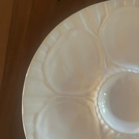 Vintage California Pottery 10" Oyster Plates Set Of 2 - Picture 2 of 5